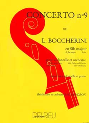 Book cover for Concerto No. 9 en Sib maj. G482
