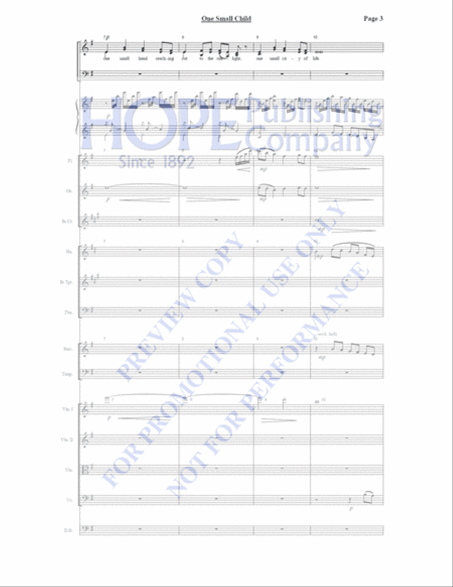 One Small Child Orchestra scores gallery preview page 4