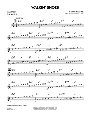 Walkin' Shoes - Eb Solo Sheet