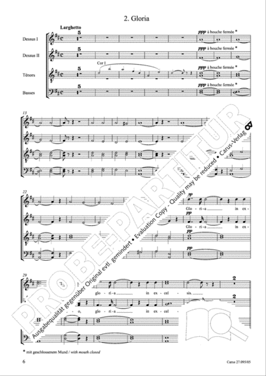Messe solennelle de sainte Cecile Messe solennelle de sainte Cecile STB scores gallery preview page 7
