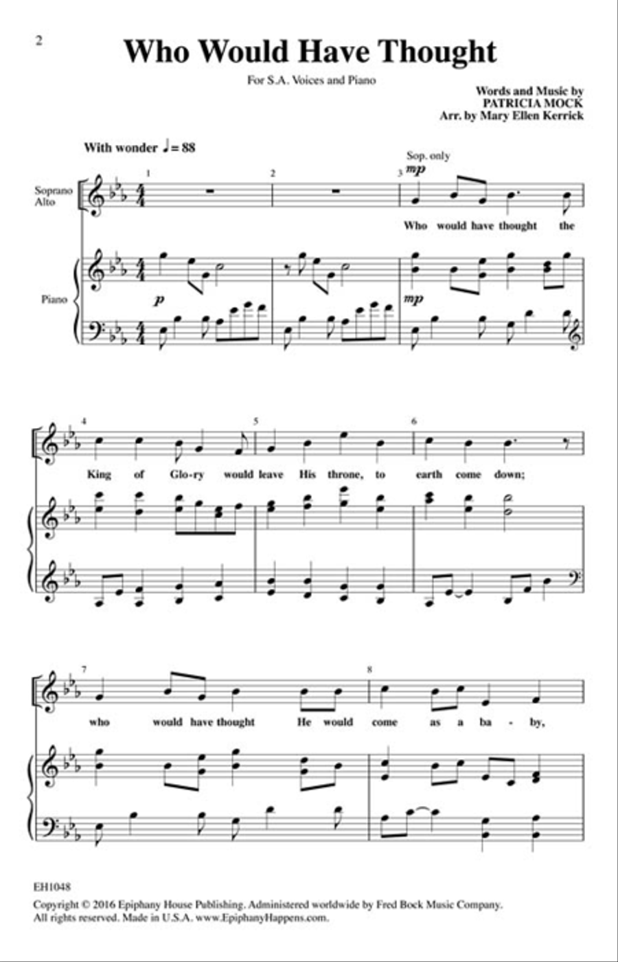 Who Would Have Thought 2-Part scores gallery preview page 2