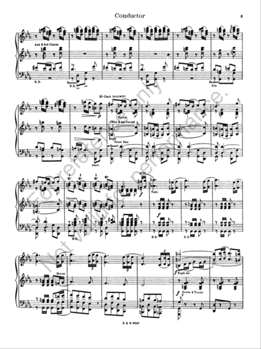 Aguero, paso doble Concert Band scores gallery preview page 4