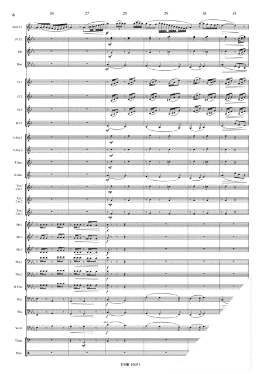 Japanese Folksongs Concert Band scores gallery preview page 7
