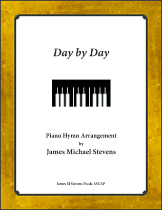Book cover for Day by Day - Sacred Piano