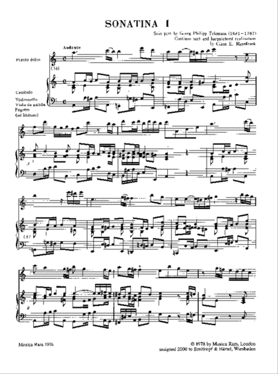 2 Sonatinas 2 Sonatinas Recorder scores gallery preview page 2