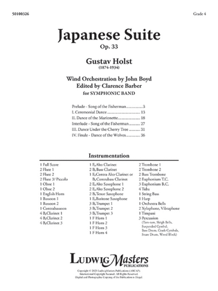 Japanese Suite, Op.33