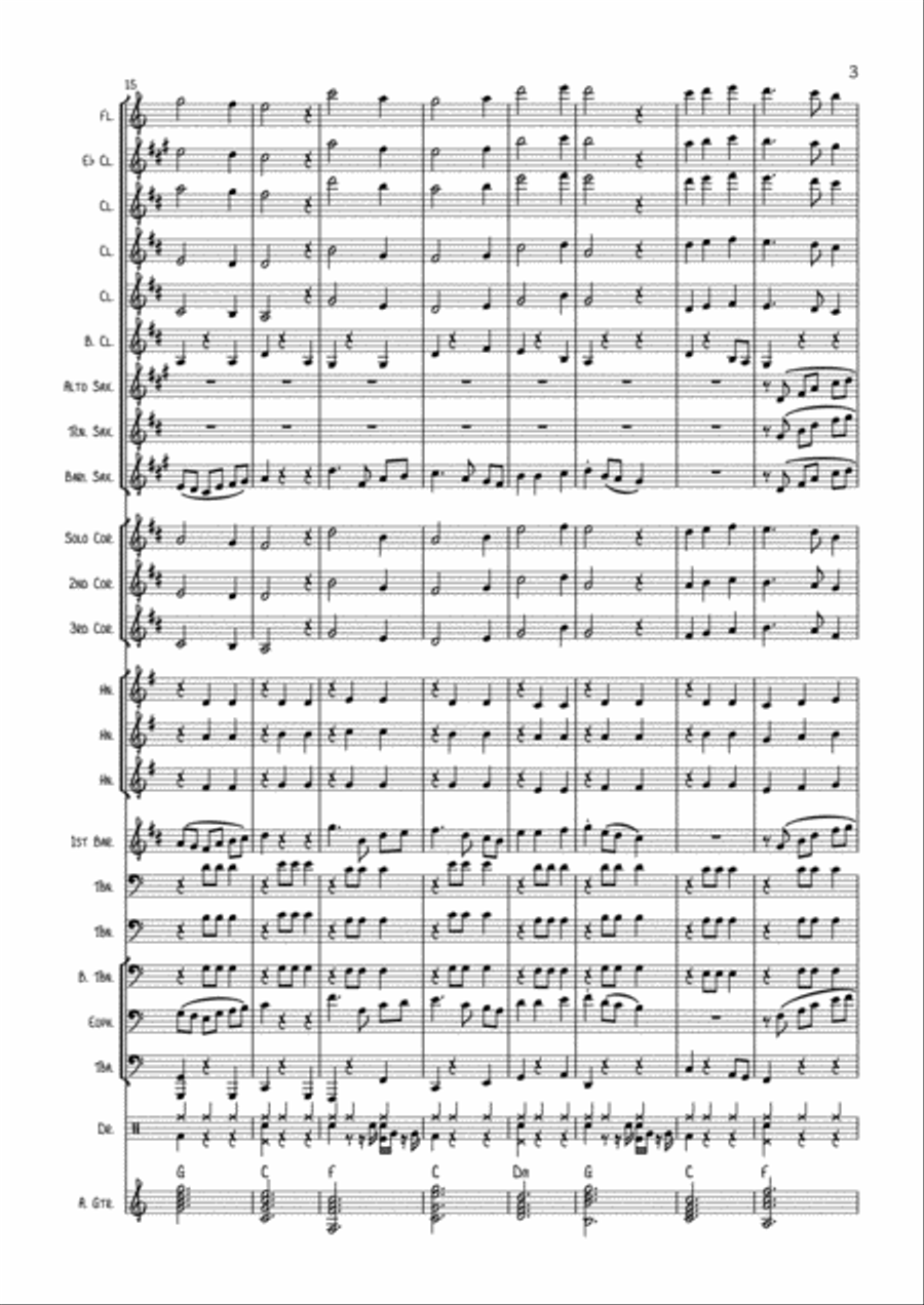 Tru Melody Tru Melody Concert Band scores gallery preview page 3
