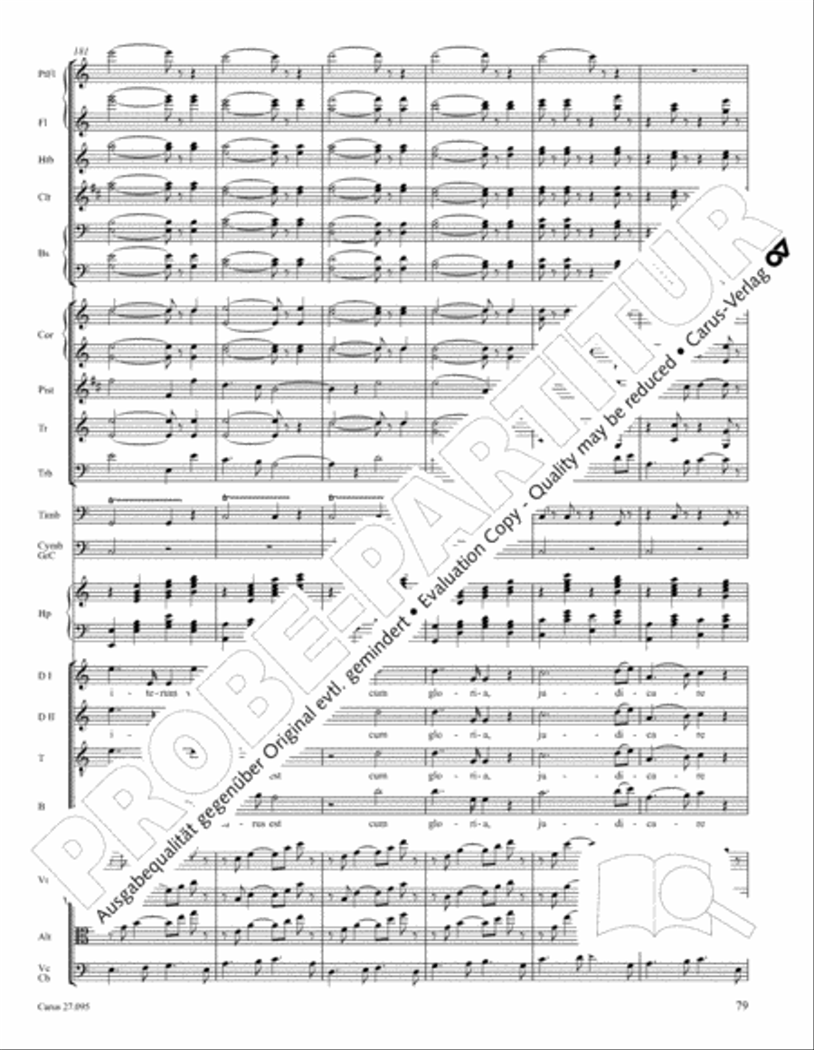 Messe solennelle de sainte Cecile STB scores gallery preview page 92