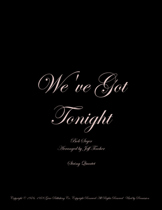 Book cover for We've Got Tonight