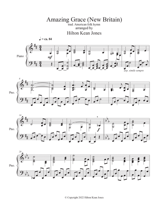 Amazing Grace (solo piano arrangement)
