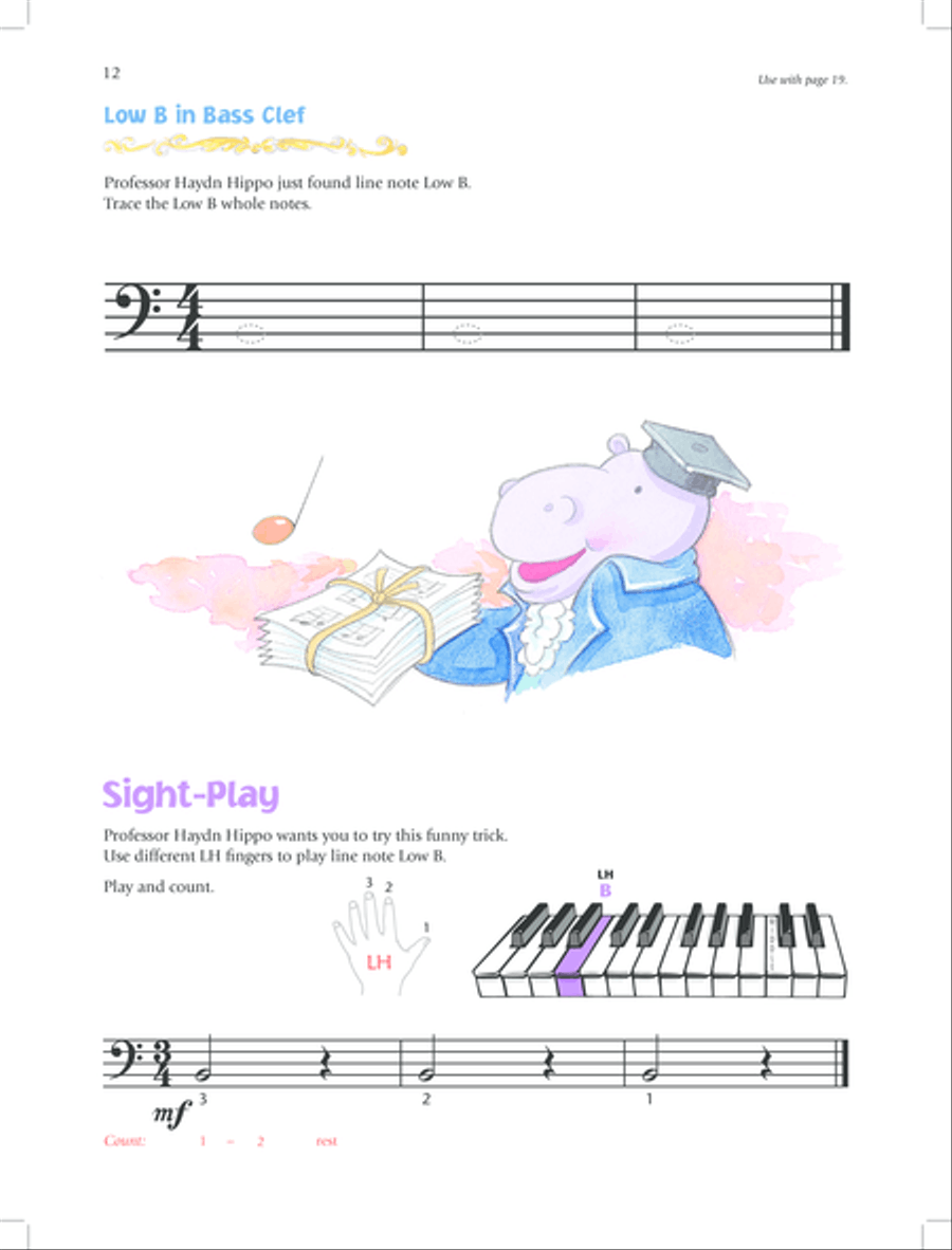 Music for Little Mozarts Notespeller & Sight-Play Book, Book 4 Piano Method scores gallery preview page 15