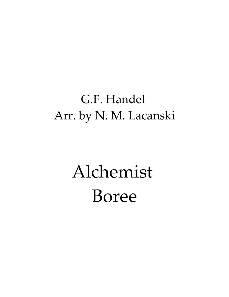 Alchemist Boree Alchemist Boree Woodwind Trio scores gallery preview page 1