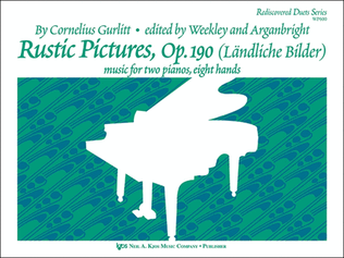Book cover for Rustic Pictures, Op. 190 (Gurlitt)