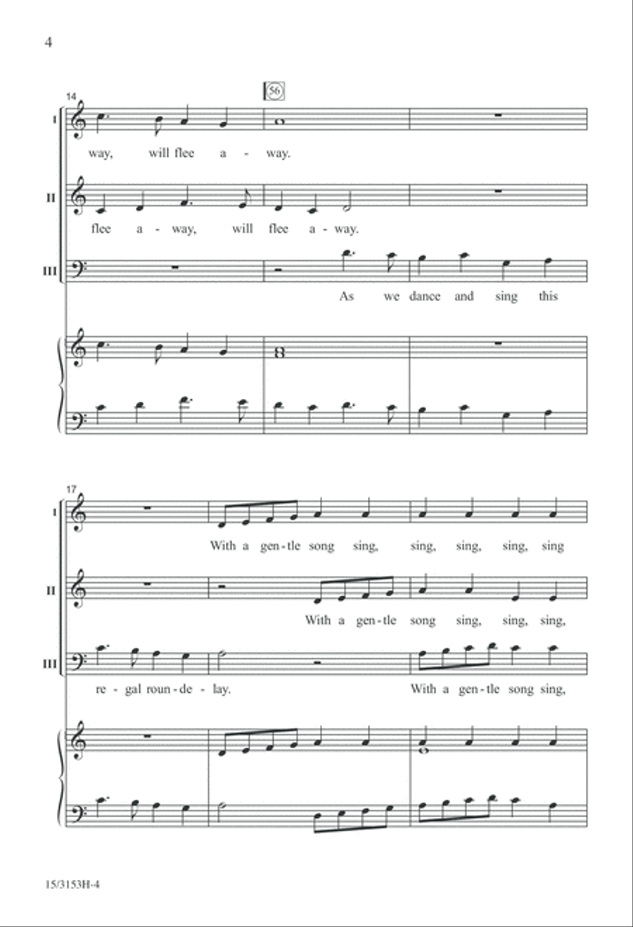 Sing Gladly Sing Gladly 3-Part scores gallery preview page 4