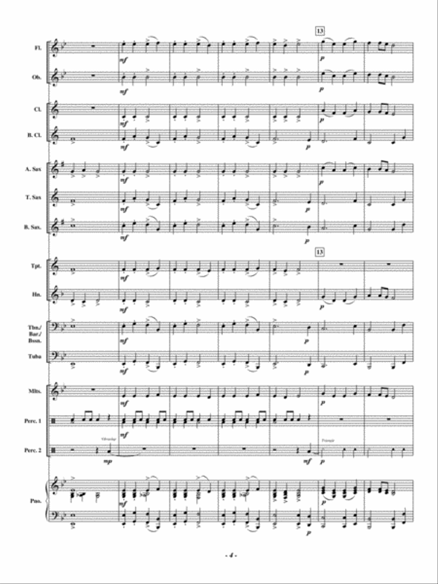 Uncle Buck's Truck Concert Band scores gallery preview page 3