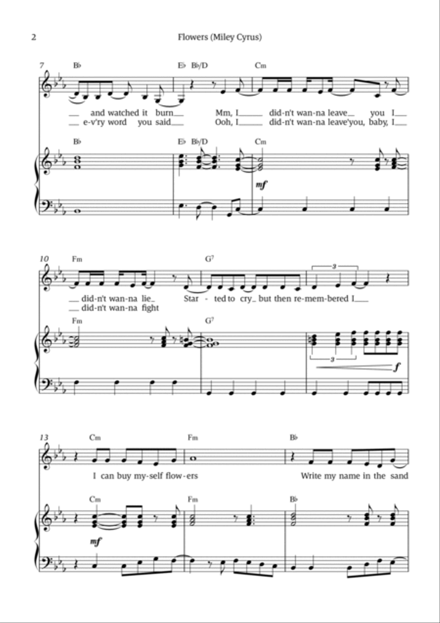 Flowers Voice scores gallery preview page 2