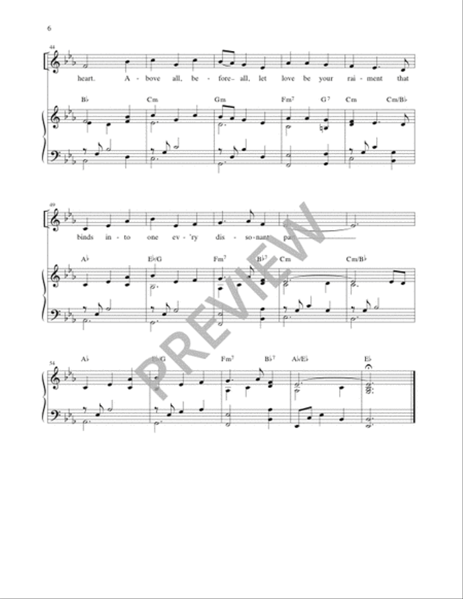 Blest Are Those Who Love You - Volume 3, Additional Solos with Optional Congregation Choir scores gallery preview page 8
