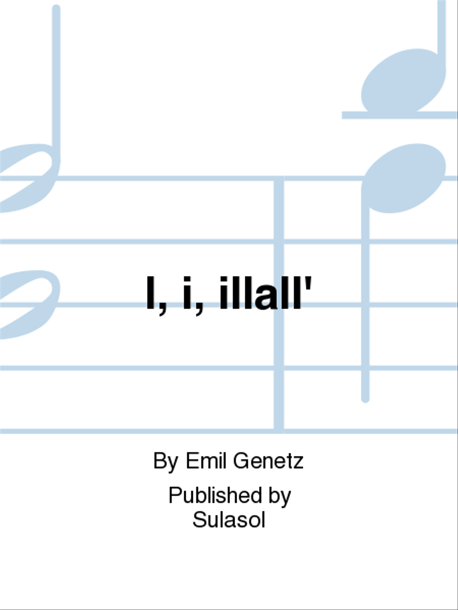 I, i, illall' Mixed Choir scores gallery preview page 1