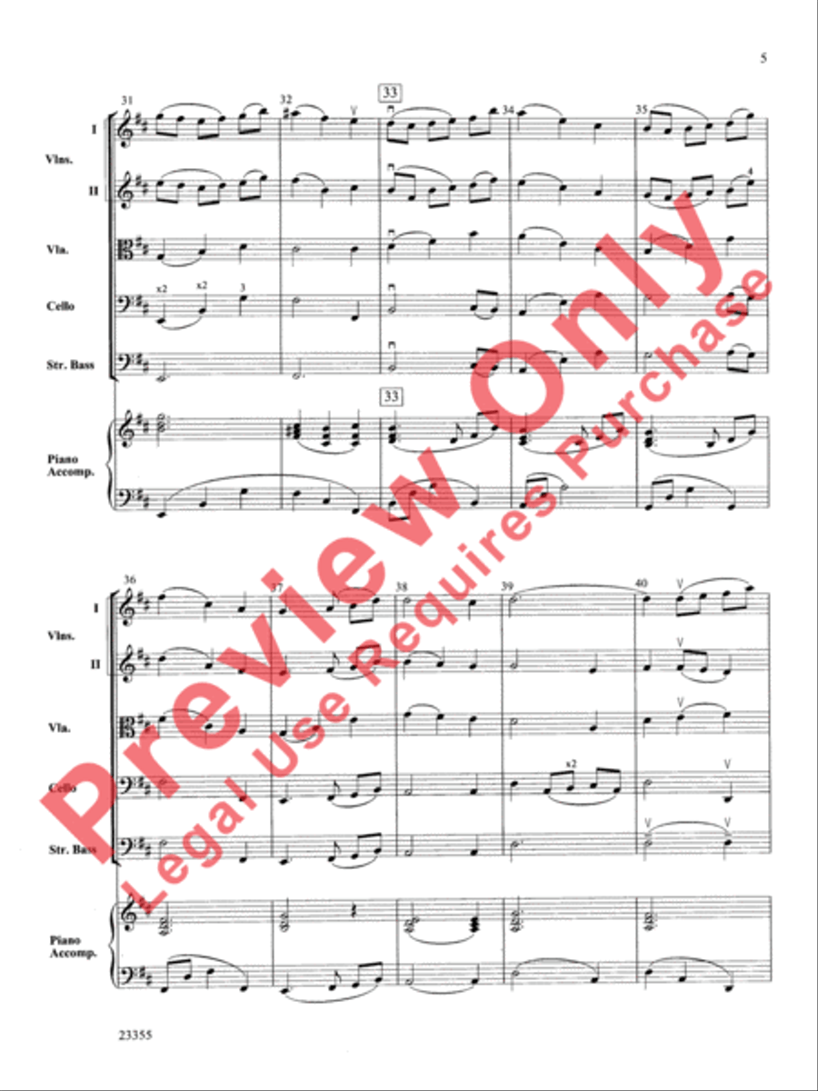 Dreamer's Farewell Dreamer's Farewell String Orchestra scores gallery preview page 6
