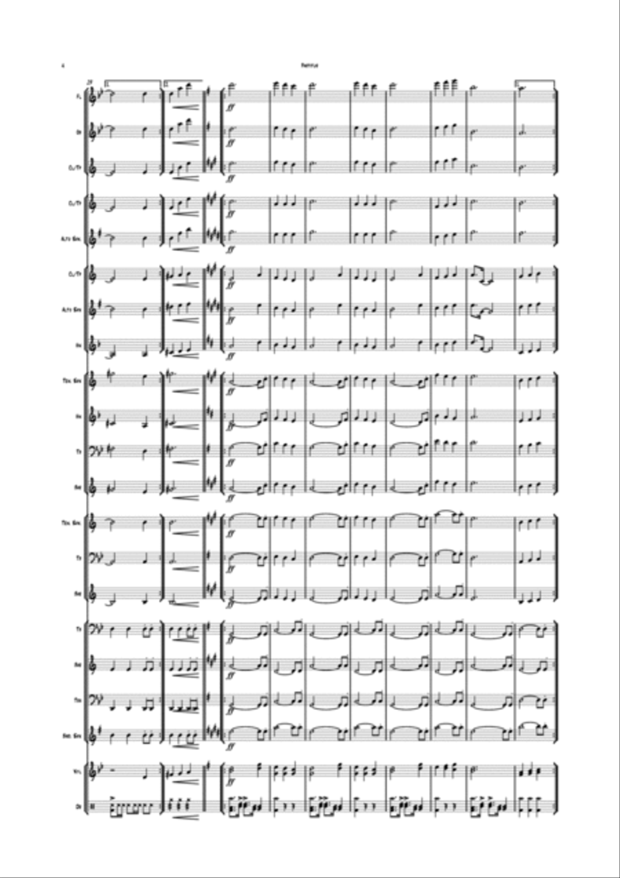 Conquest Of Paradise Conquest Of Paradise Concert Band scores gallery preview page 5