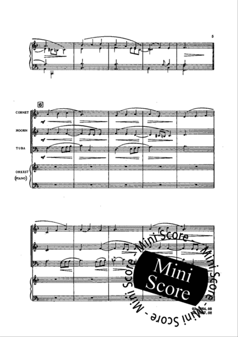 Young One's Partita Concert Band scores gallery preview page 9