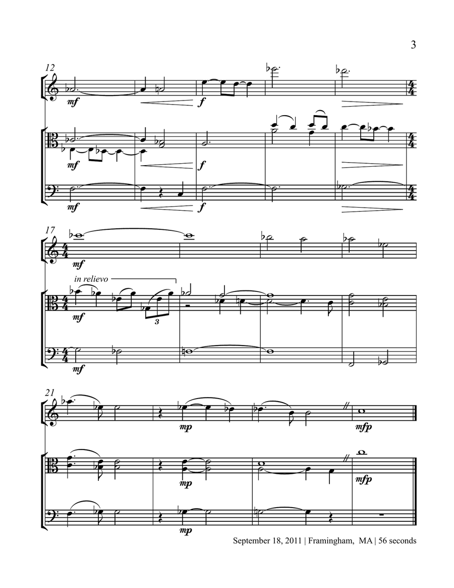 In Memoriam Small Ensemble scores gallery preview page 3