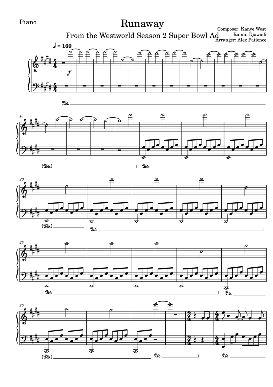 Runaway Runaway A Cappella scores gallery preview page 1