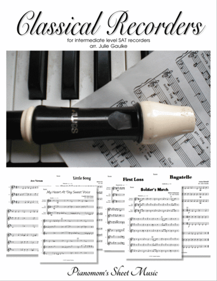 Classical Recorder Collection for Intermediate SAT Recorders SAT scores gallery preview page 1