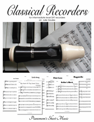 Book cover for Classical Recorder Collection for Intermediate SAT Recorders