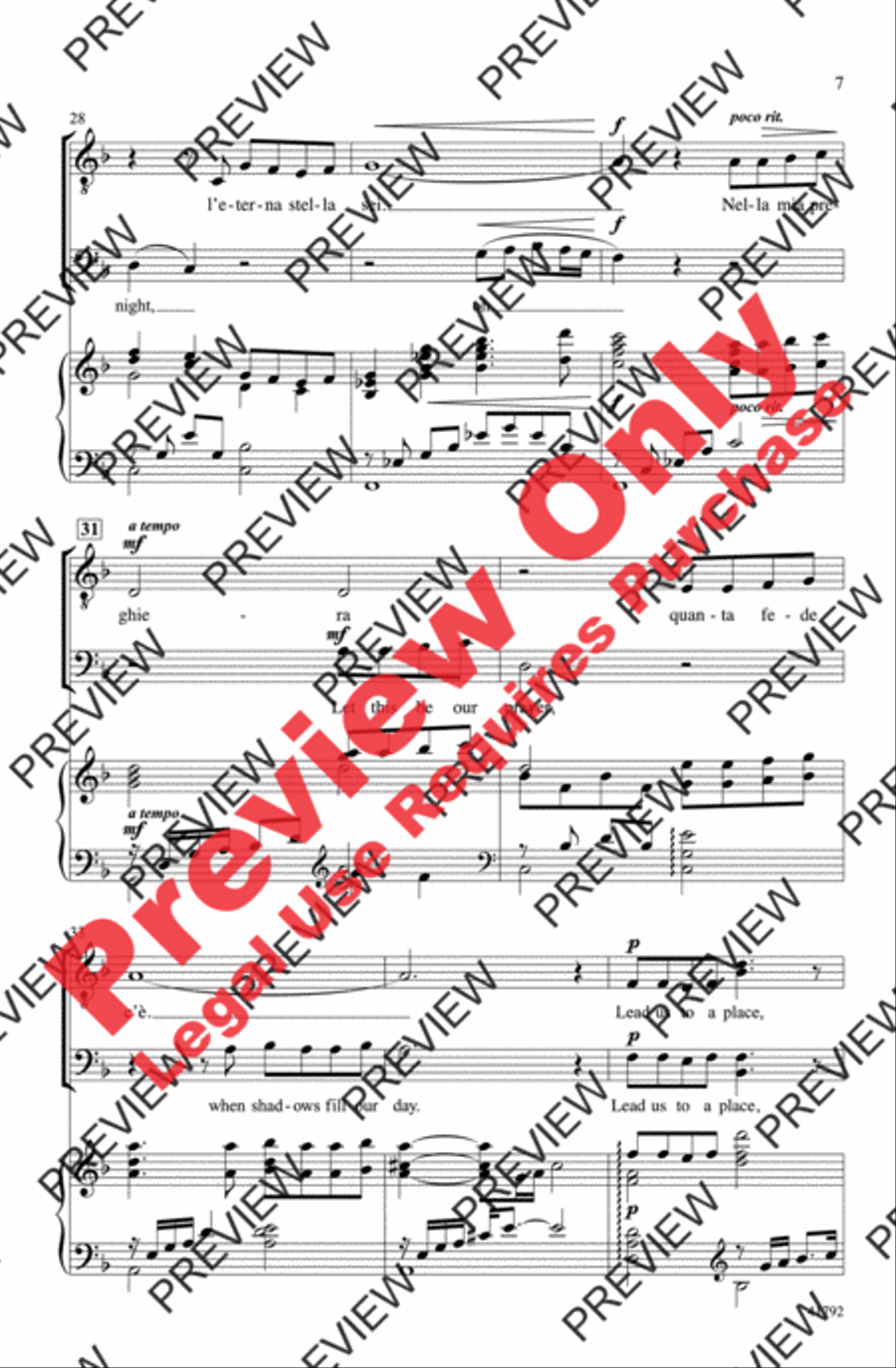 The Prayer The Prayer Men's Choir scores gallery preview page 7