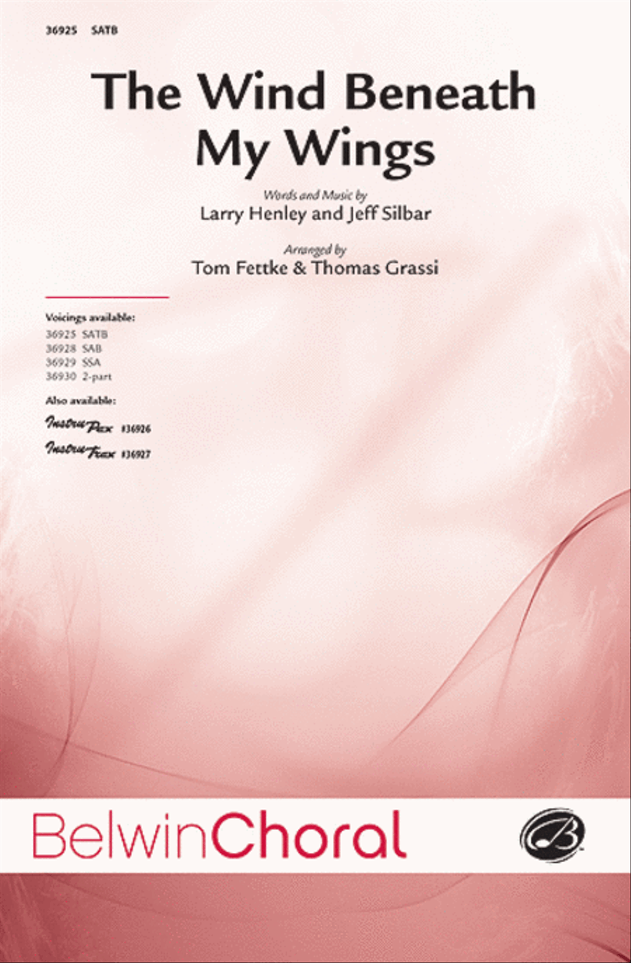 The Wind Beneath My Wings 4-Part scores gallery preview page 1