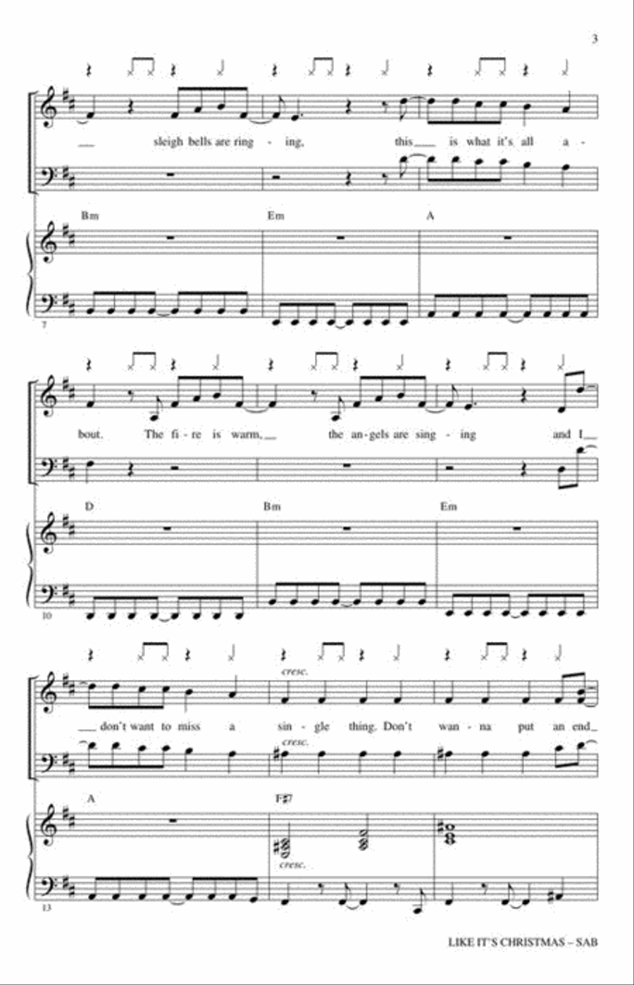 Like It's Christmas Like It's Christmas 3-Part scores gallery preview page 4