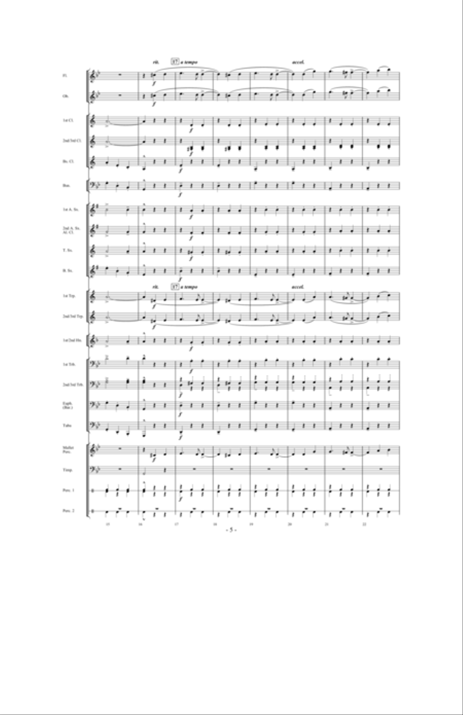 Gypsy Caravan Concert Band scores gallery preview page 4