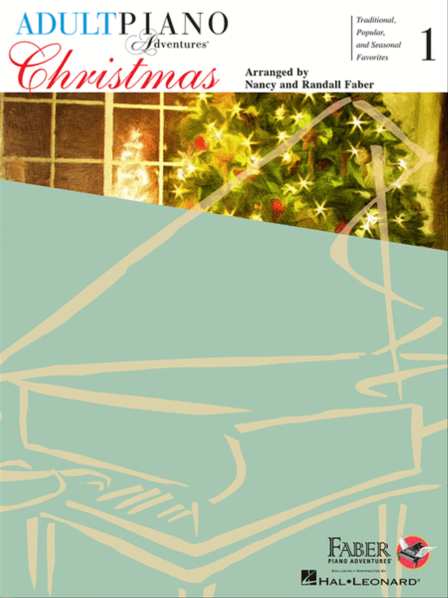 Book cover for Adult Piano Adventures Christmas – Book 1