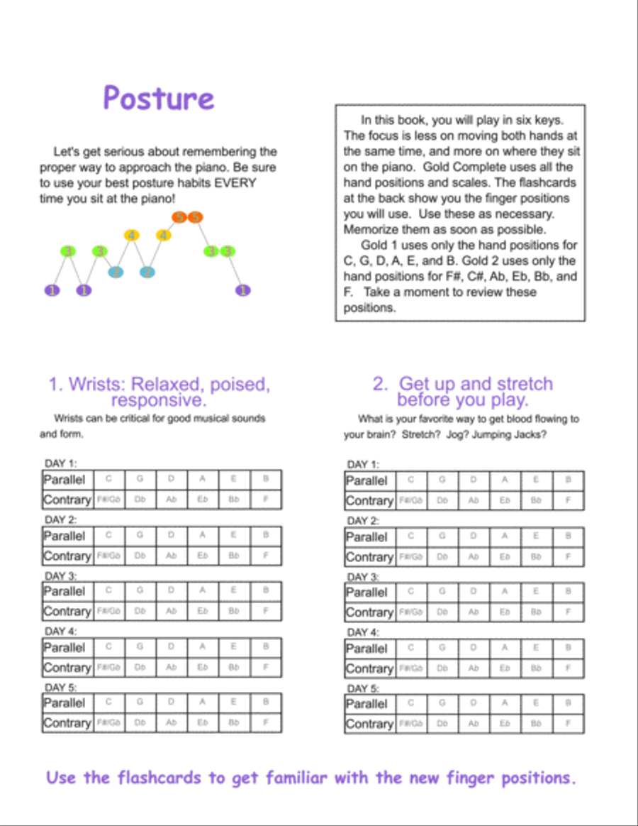 Gold Complete - Finger Olympiad (Piano) Piano Method scores gallery preview page 6