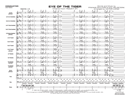 Eye of the Tiger (Score only) image number null