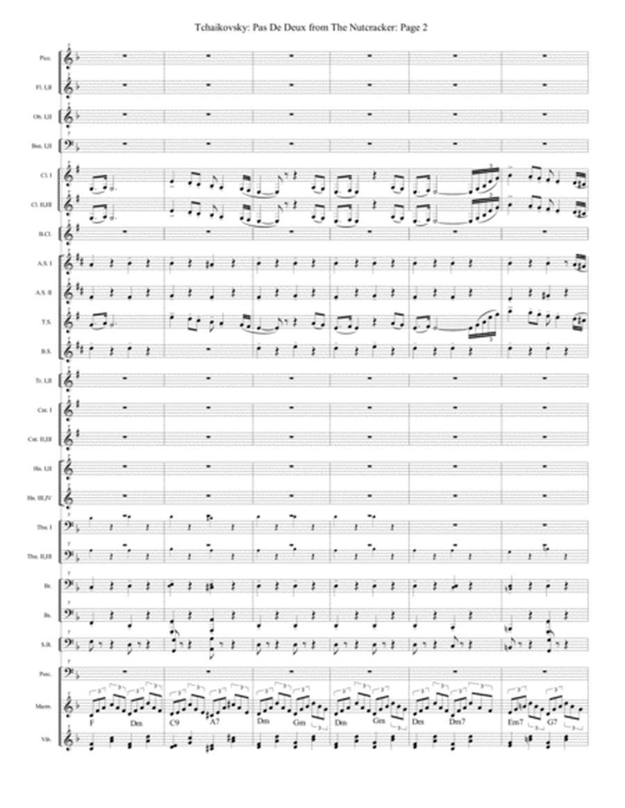Pas de Deux from The Nutcracker - Extra Score (Band)