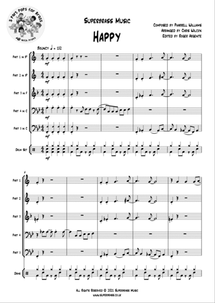 Happy Happy Euphonium scores gallery preview page 3