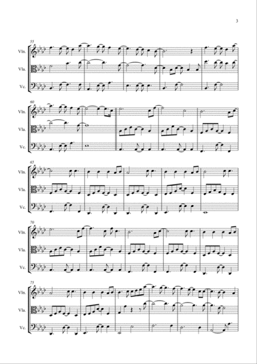 All Of Me String Trio scores gallery preview page 3