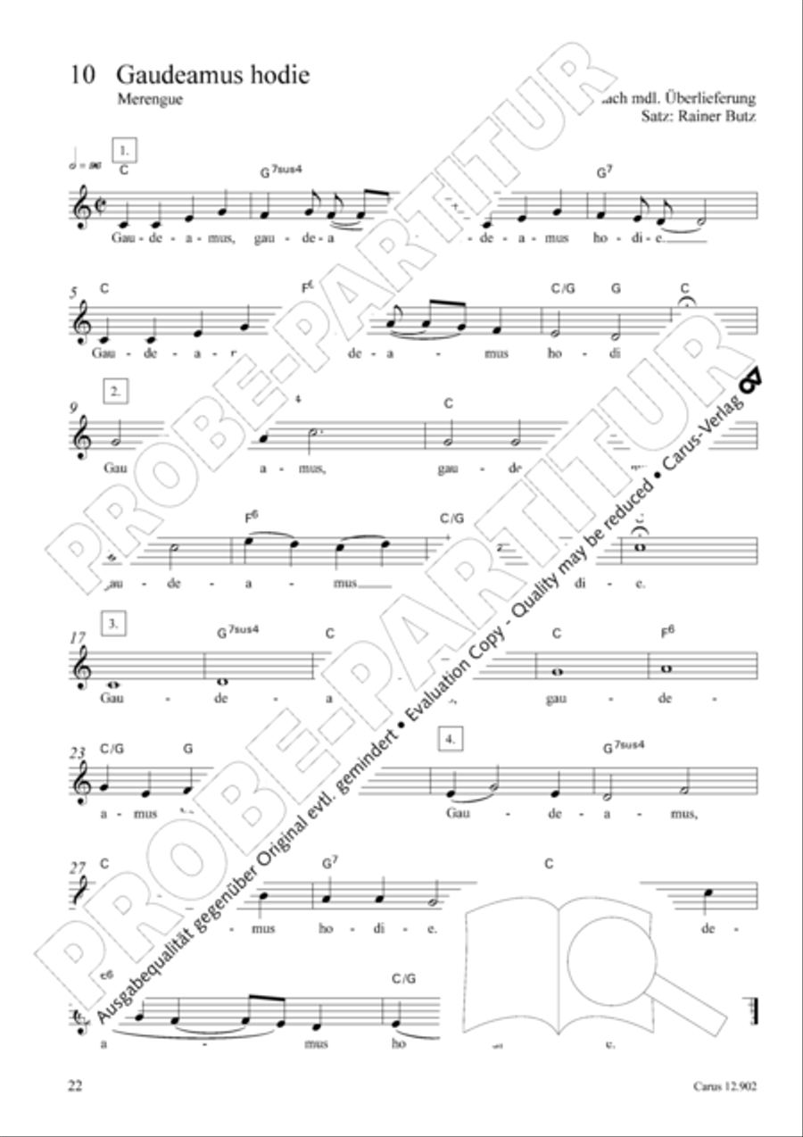 Gute-Laune-Kanons 4-Part scores gallery preview page 23