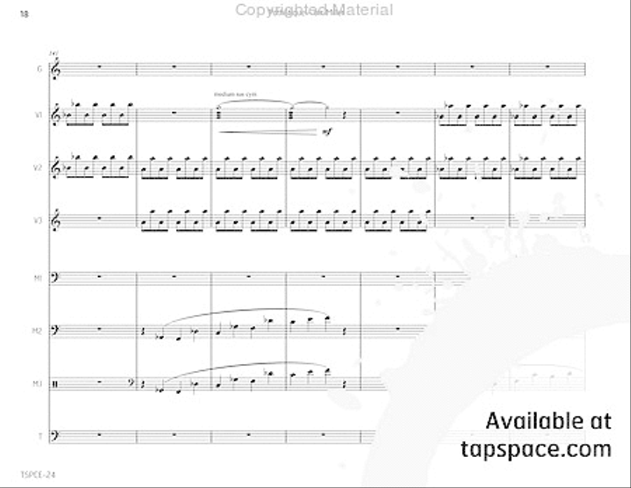 Pathetique Percussion Ensemble scores gallery preview page 23