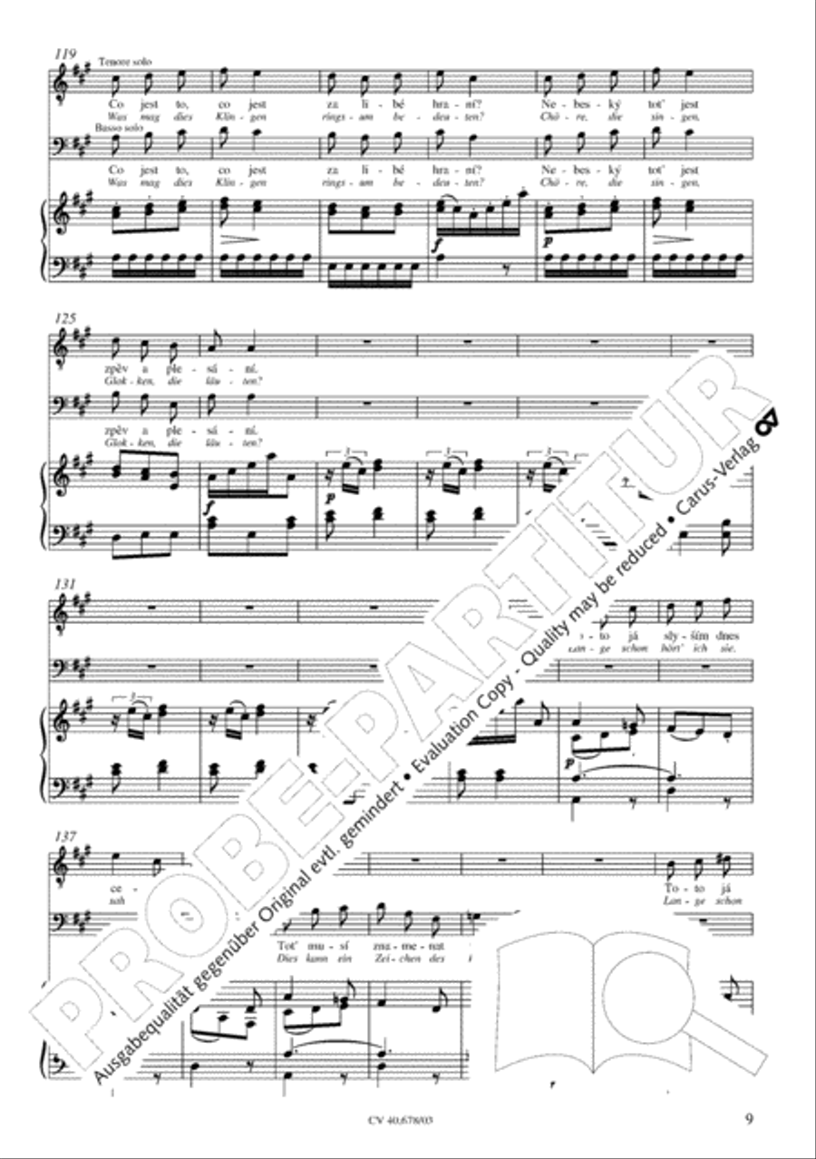 Missa pastoralis bohemica 4-Part scores gallery preview page 10