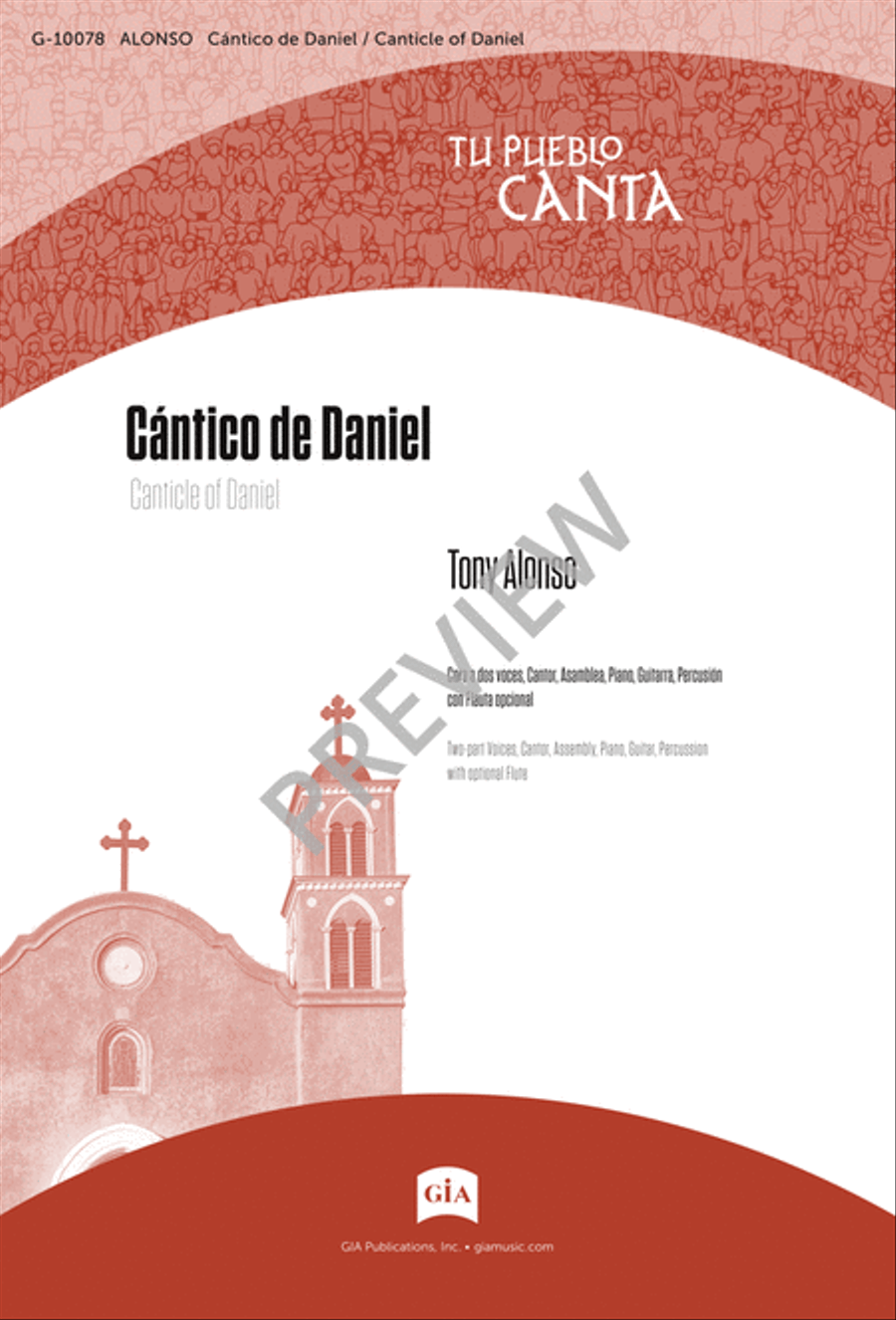 Cántico de Daniel / Canticle of Daniel 3-Part scores gallery preview page 2