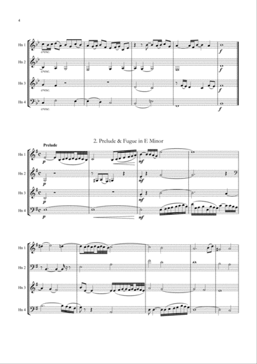The Music of Pachelbel Book I Brass Ensemble scores gallery preview page 4