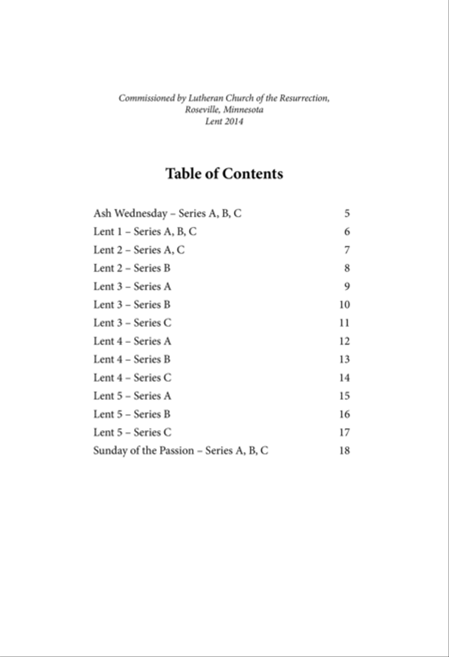 Gospel Acclamations for Lent 4-Part scores gallery preview page 3