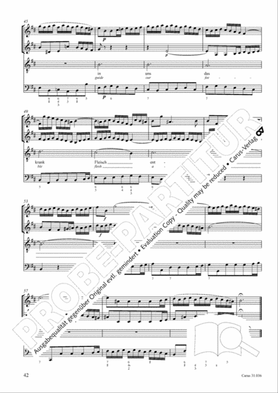 Up joyous raise your song (Schwingt freudig euch empor) 4-Part scores gallery preview page 43