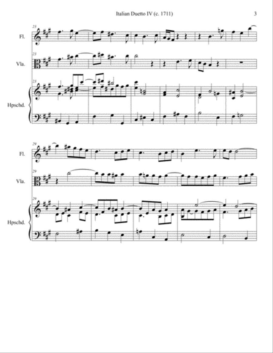 Italian Duetto 4 Italian Duetto 4 Small Ensemble scores gallery preview page 3