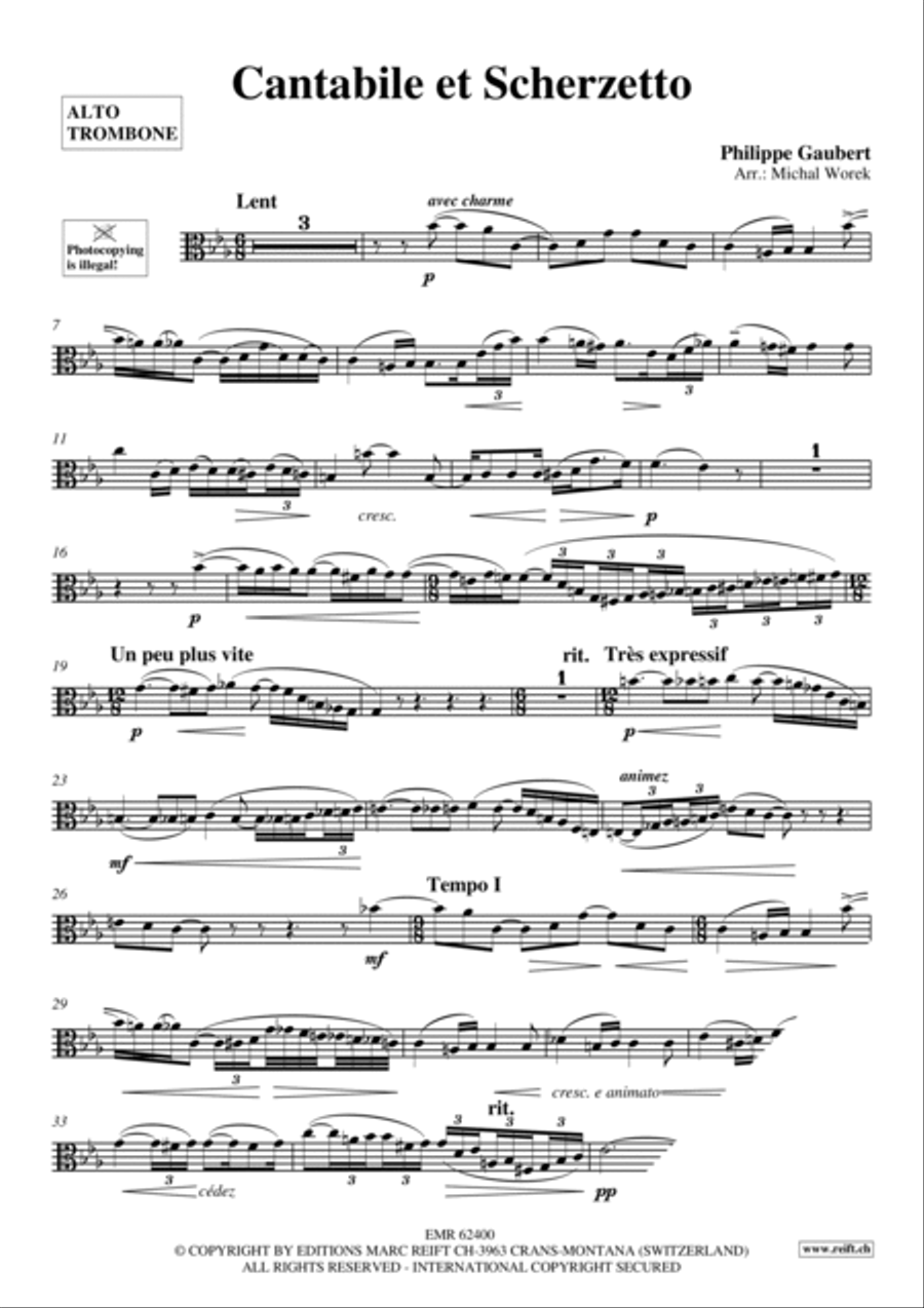 Cantabile et Scherzetto Piano Accompaniment scores gallery preview page 3