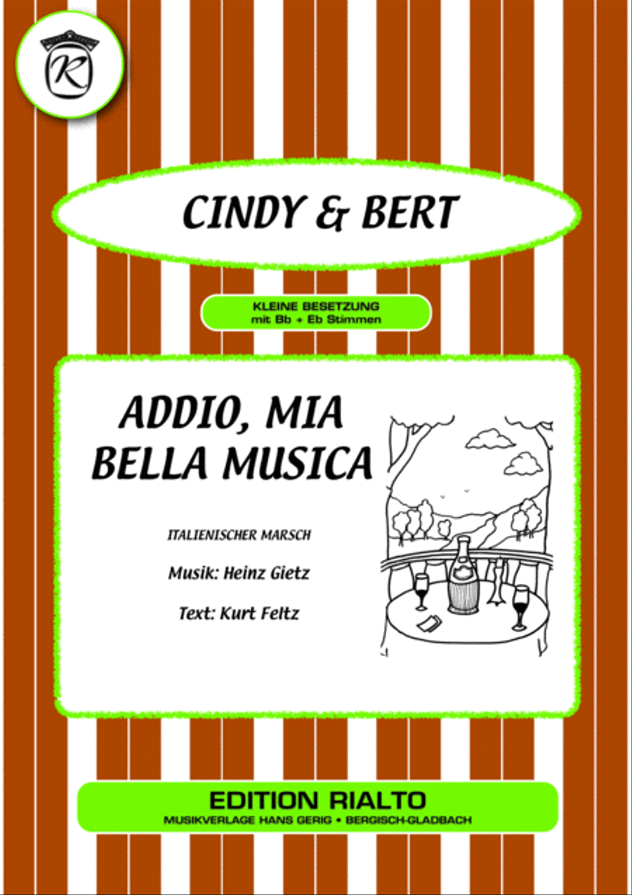 Addio, mia bella musica Addio, mia bella musica Voice scores gallery preview page 1