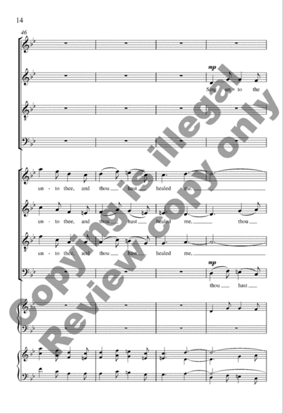 Mourning into Dancing from Suite Remembrance 4-Part scores gallery preview page 13